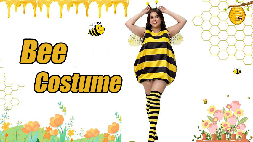 Amazon.com: Seawhisper Bumble Bee Costume Bumblebee Adult Women Plus Size  20 22 : Toys & Games