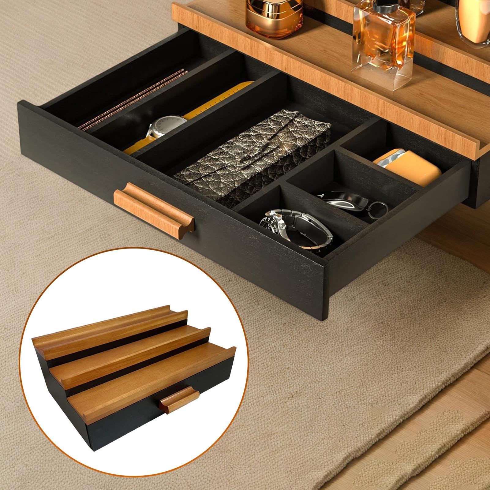 Organizador de perfumes, soporte de pantalla de perfume Estante de soporte | Organizadores del baño y almacenamiento para barba, loción de afeitar, reloje