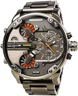 Diesel Gray Stainless Gray dial Watch for Men's DZ7315-A