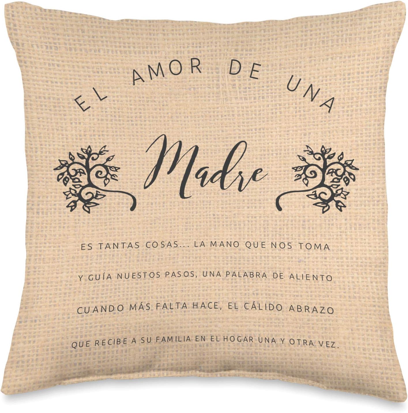El Amor De Una Madre Día De Las Madres Mothers Day Throw Pillow