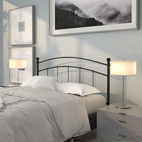 Flash Furniture Woodstock Decorative Black Metal Queen Size Headboard