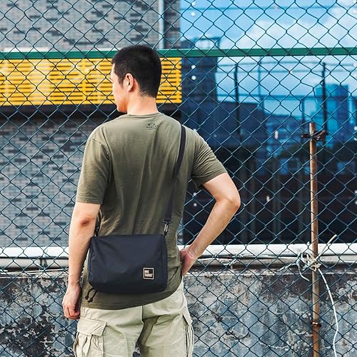 Vista 12 de OneTigris Correas de hombro de repuesto para bolsa de mensajero (2 unidades, negro)