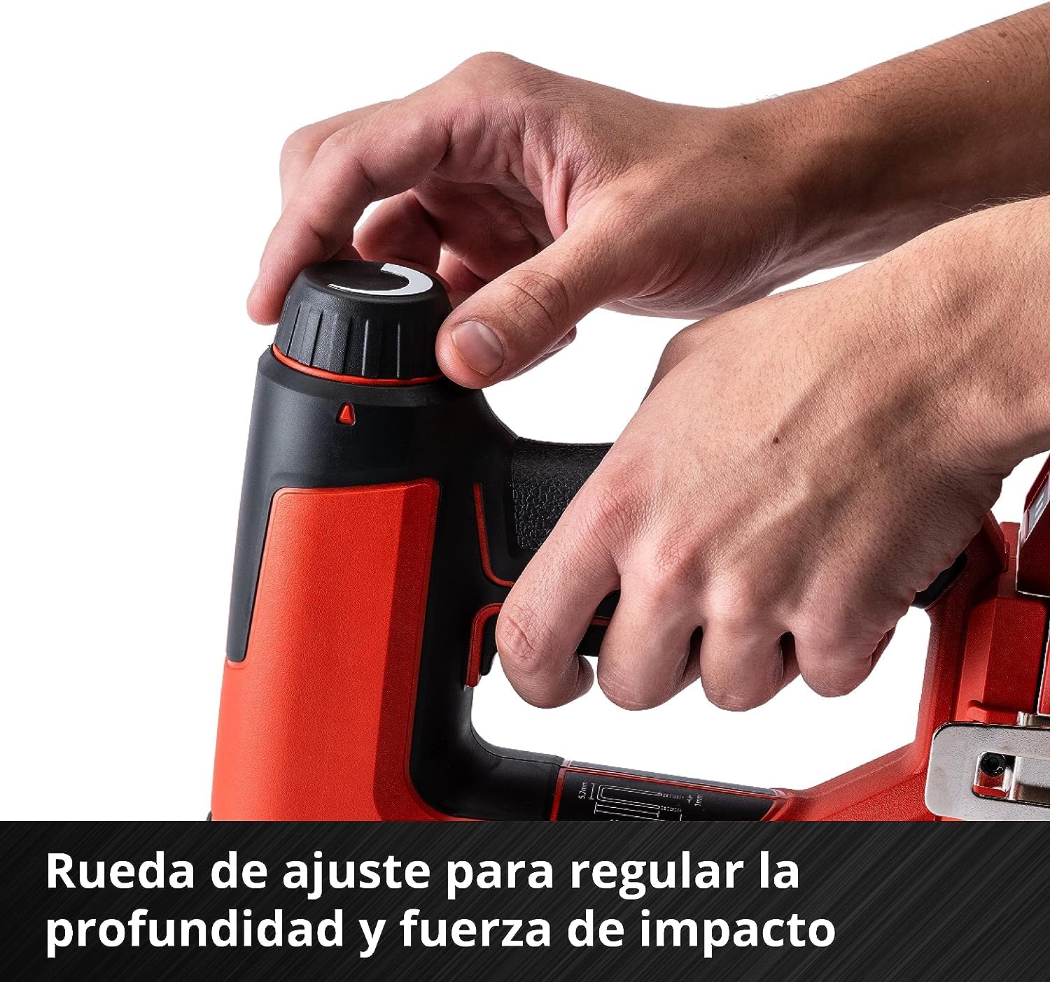 Einhell Clavadora con batería TE-CN 18 Li-Solo | PXC | 18 V | clavadora/grapadora | 20 disparos/min | clavo 32 mm | grapa 22 mm | 300 grapas + 300 clavos | sin batería