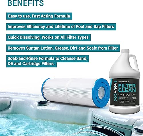 Miniatura 2 de Limpiador de filtro de bañera de hidromasaje, limpiador de filtro de piscina y limpiador de cartuchos de piscina - Limpiador de filtro de spa