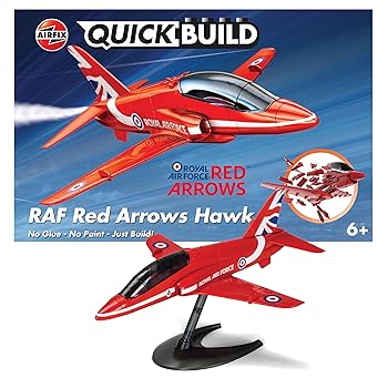 Airfix QUICKBUILD Model Aircraft Kits Red Arrows Hawk Building Set