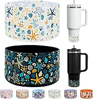 Vista 29 de HEYSKAY Base protectora de silicona para botas Stanley Quencher Adventure de 40 onzas y vaso Stanley IceFlow de 20 onzas y 30 onzas, y compatible