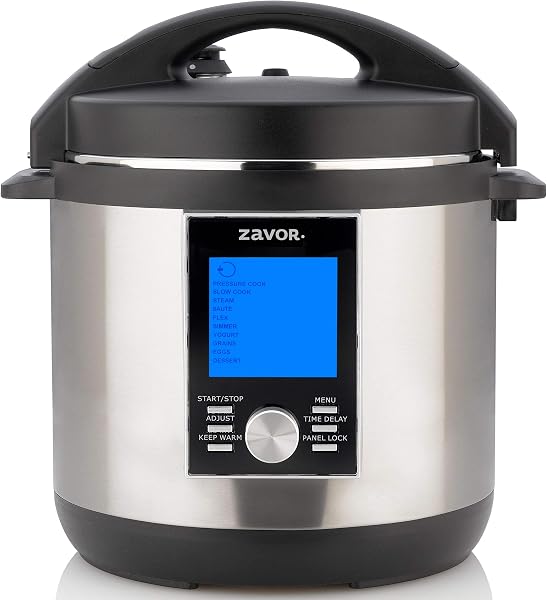 Zavor LUX LCD six quart programmable electric multi-cooker in stainless steel