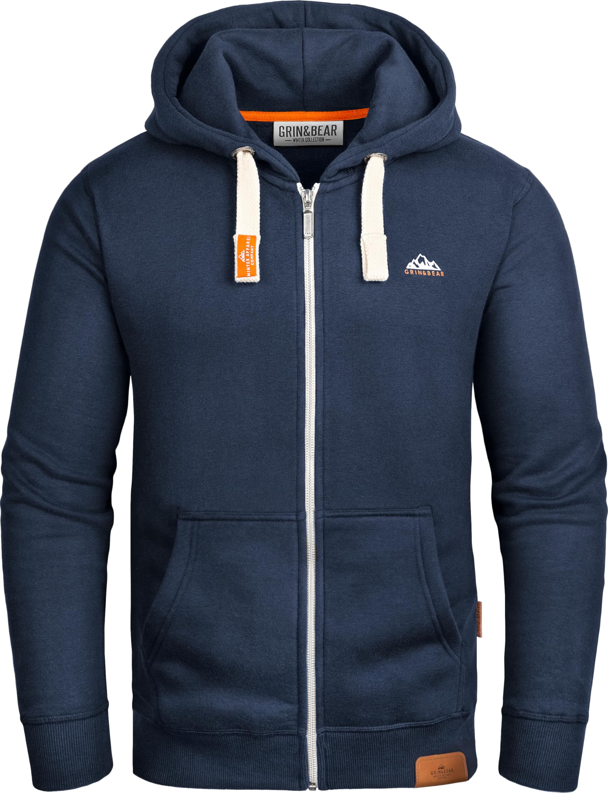 Grin&Bear | Uomo | Felpa con Cappucio Hoodie | GEC022