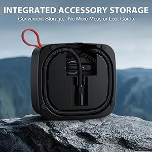 NEXPOW Tire Inflator Portable Air Compressor 150PSI 12V DC Air Pump with Dual Digital Pressure Gauge & Auto Shut-Off, Air Compressor Portable with LED Light for Car, Motorcycle, Bicycle, Ball and More