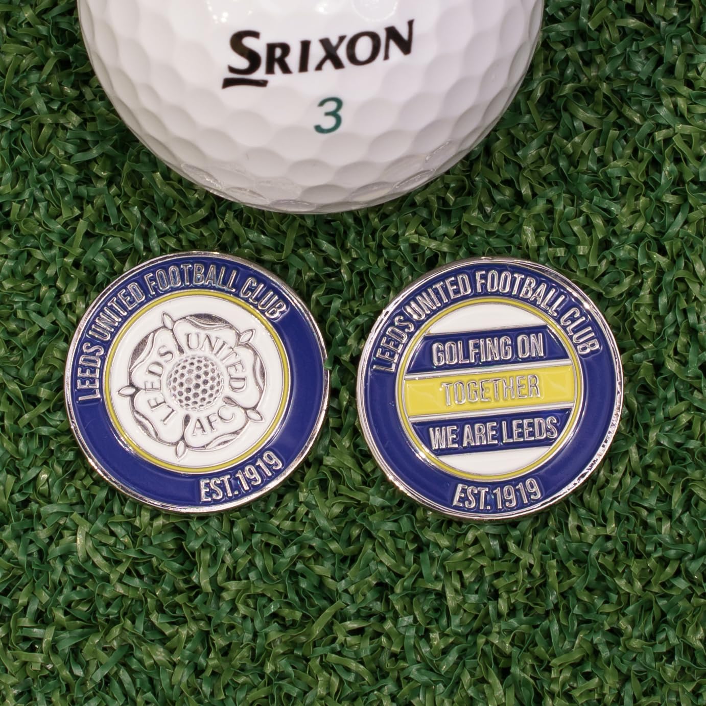 Leeds Utd Metal Golf Ball Marker