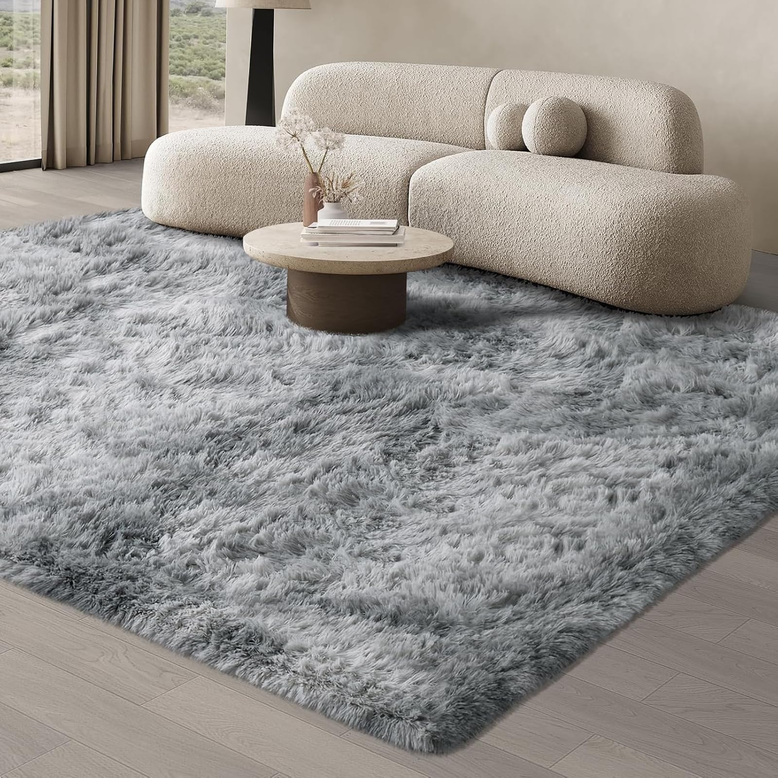 【定価4万】吉祥寺インテリアショップ購入 高級シャギーラグ 130×200 Amazon | ラグ カーペットシャギーラグ 500 x 500 cm 厚手 さらフワ