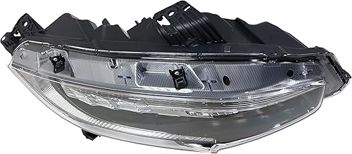 Miniatura 4 de Garage-Pro Lámpara de cabeza compatible con 2016-2021 Honda Civic Assembly LED (CoupeHatchback 16-19Type R 2117-19 Si)(Sedan 16-19 18-Touring Modelo