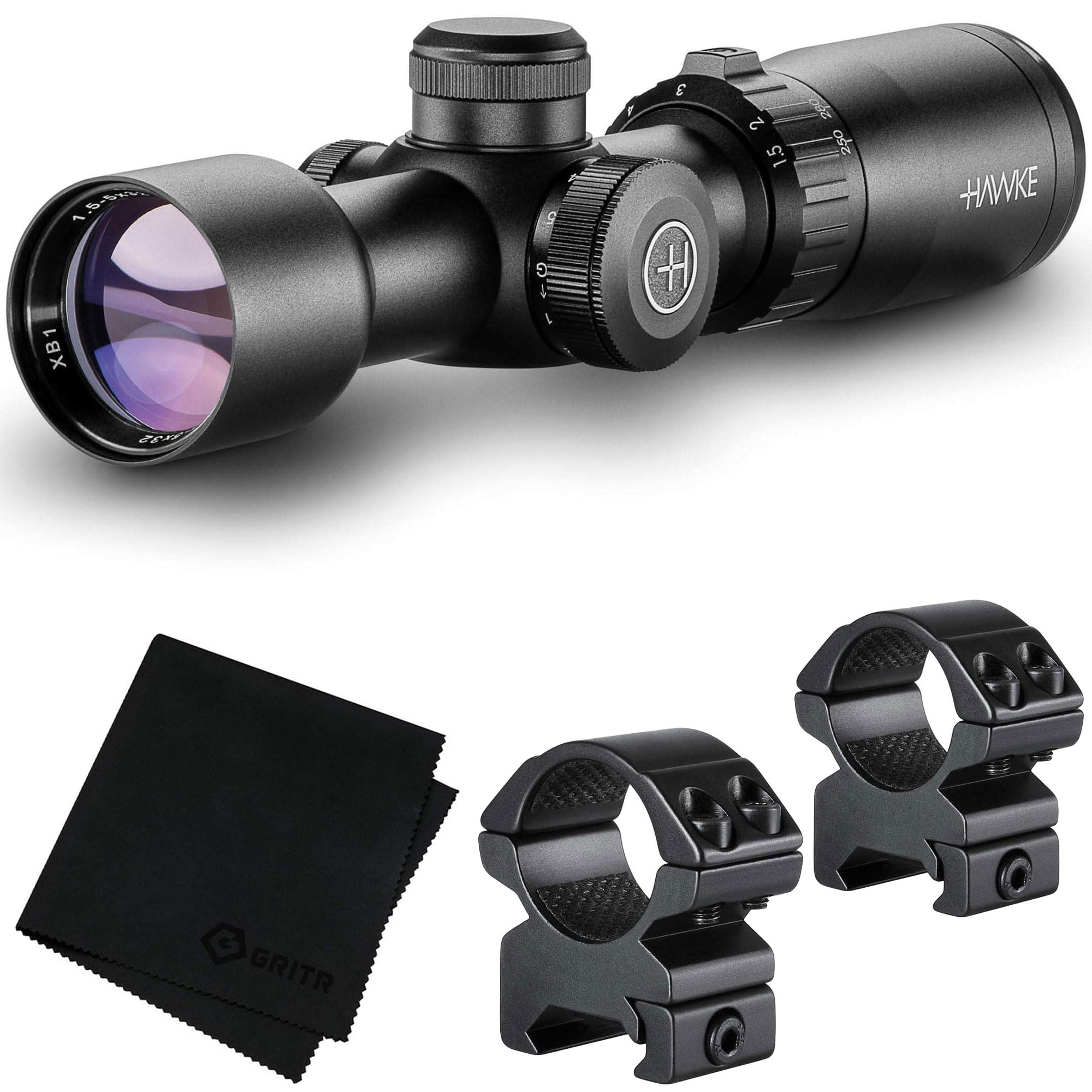 Hawke XBI SR (425fps) - Cannocchiale per braccio 1,5-5 x 32, nero, M