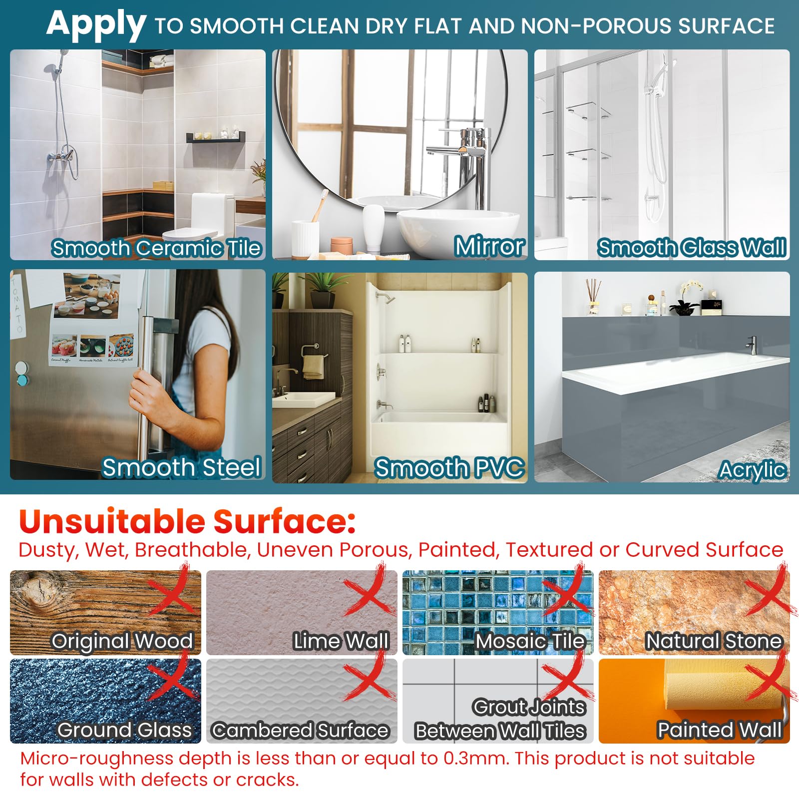 TAILI 4 Pack Suction Cup Hooks for Inside Shower Powerful Vacuum Suction Shower Holders for Towel Loofah Clothes — view 7