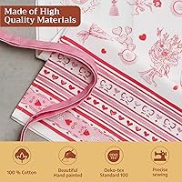 Vista 568 de Maison d' Hermine Delantal 100% de algodón para mujeres con bolsillo de cocina delantal de chef para hombres, decoración de Pascua