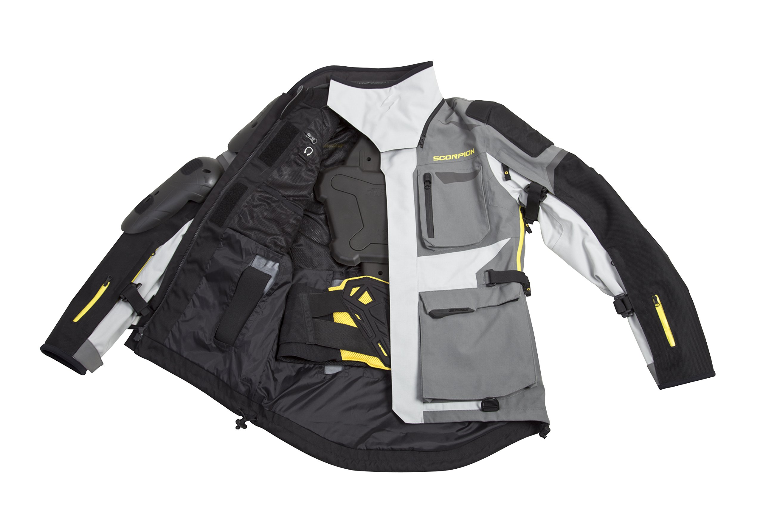 ScorpionExo XDR Yukon Mens Textile Adventure Touring Motorcycle Jacket Grey Large — view 4