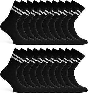 Sponsored You’re seeing this ad based on the product’s relevance to your search query.Learn more about this advertisement Basic Treasure 20 Pairs of Tennis Socks for Men and Women, Sports Socks, Cotton, Breathable Tennis Crew Socks