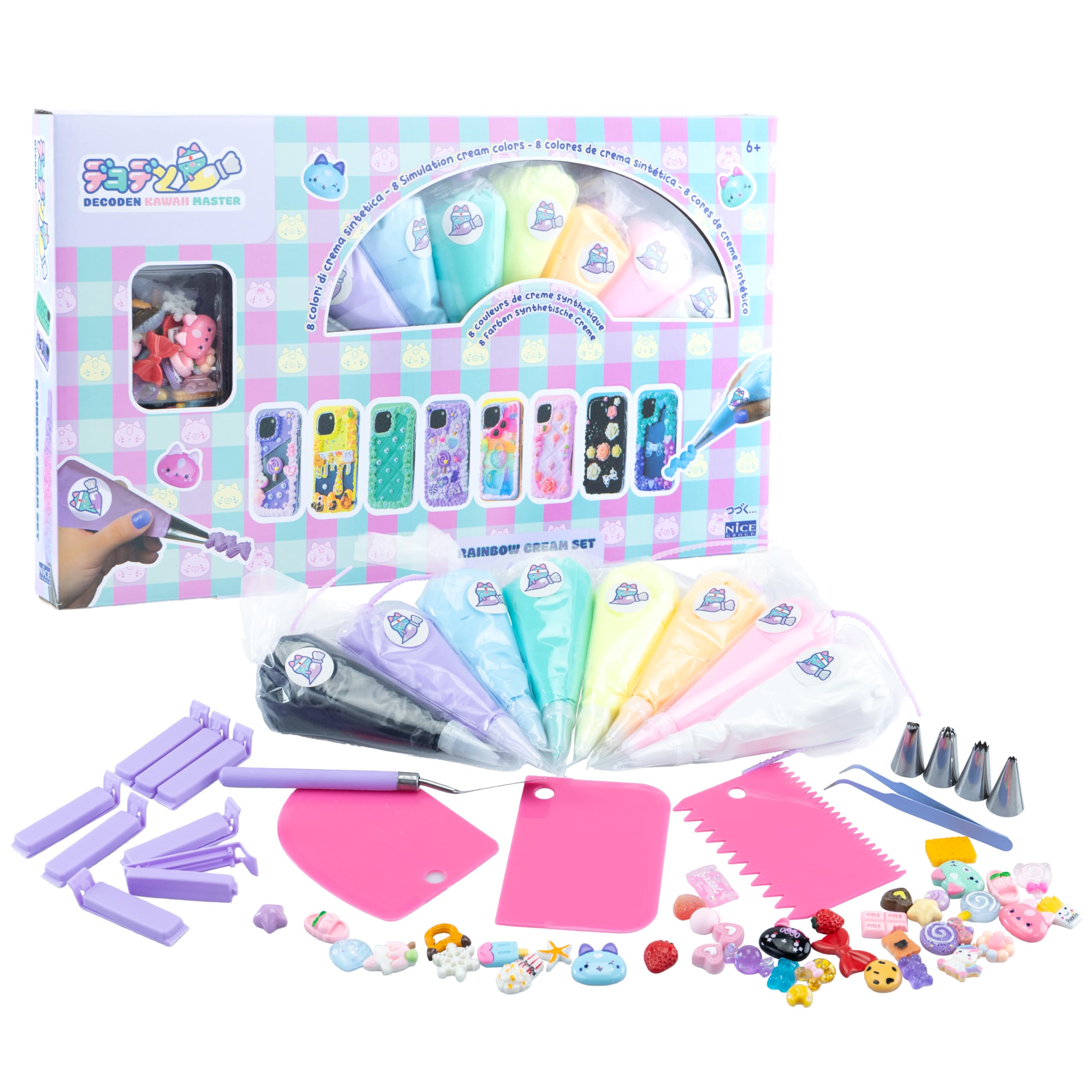 MOMOMI Decoden Rainbow Cream Set 48519
