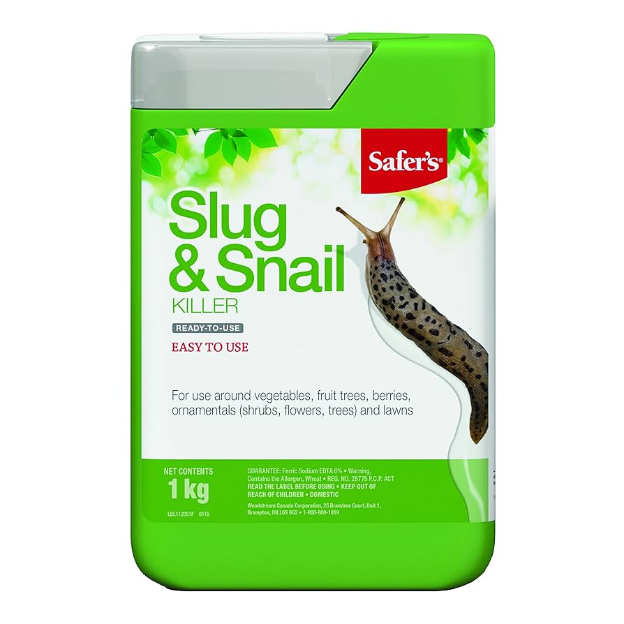 Safer's Slug and Snail Killer - Powerful, Long-Lasting Control