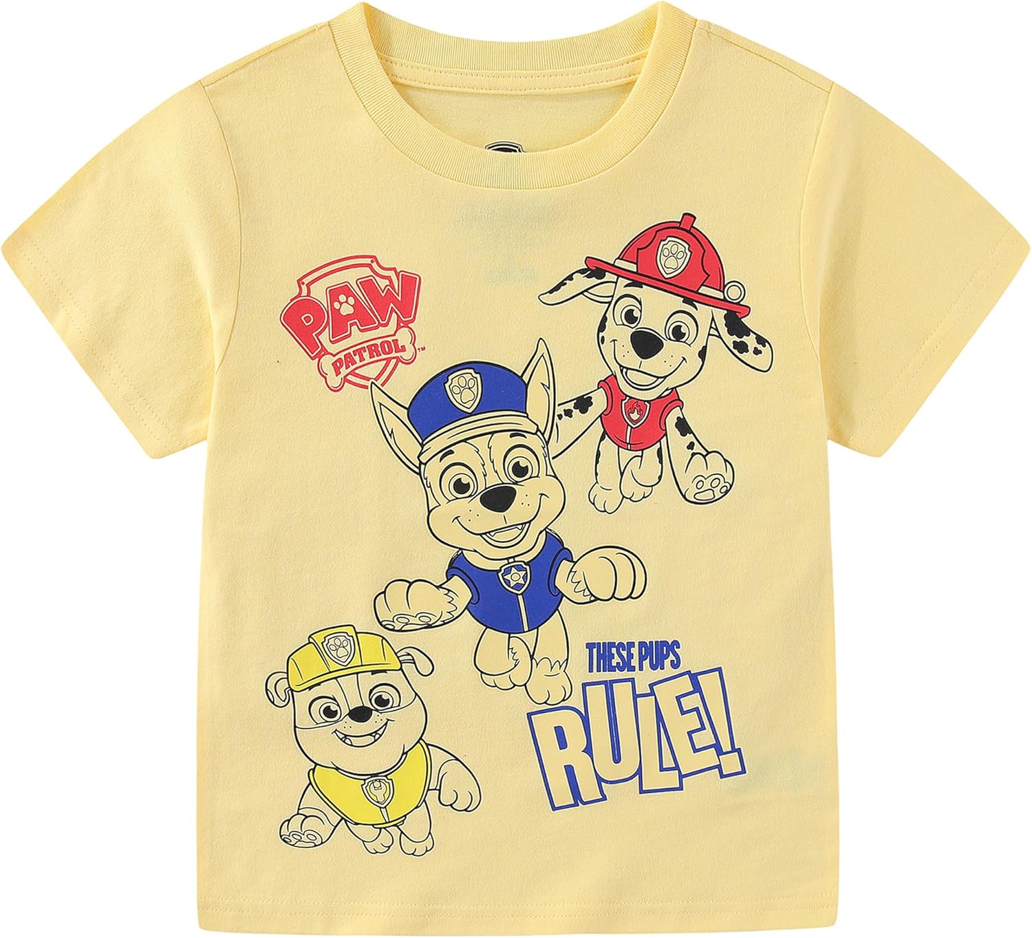 Paw Patrol Nickelodeon Boys Short Sleeve T-Shirt for Toddler and Big Kids