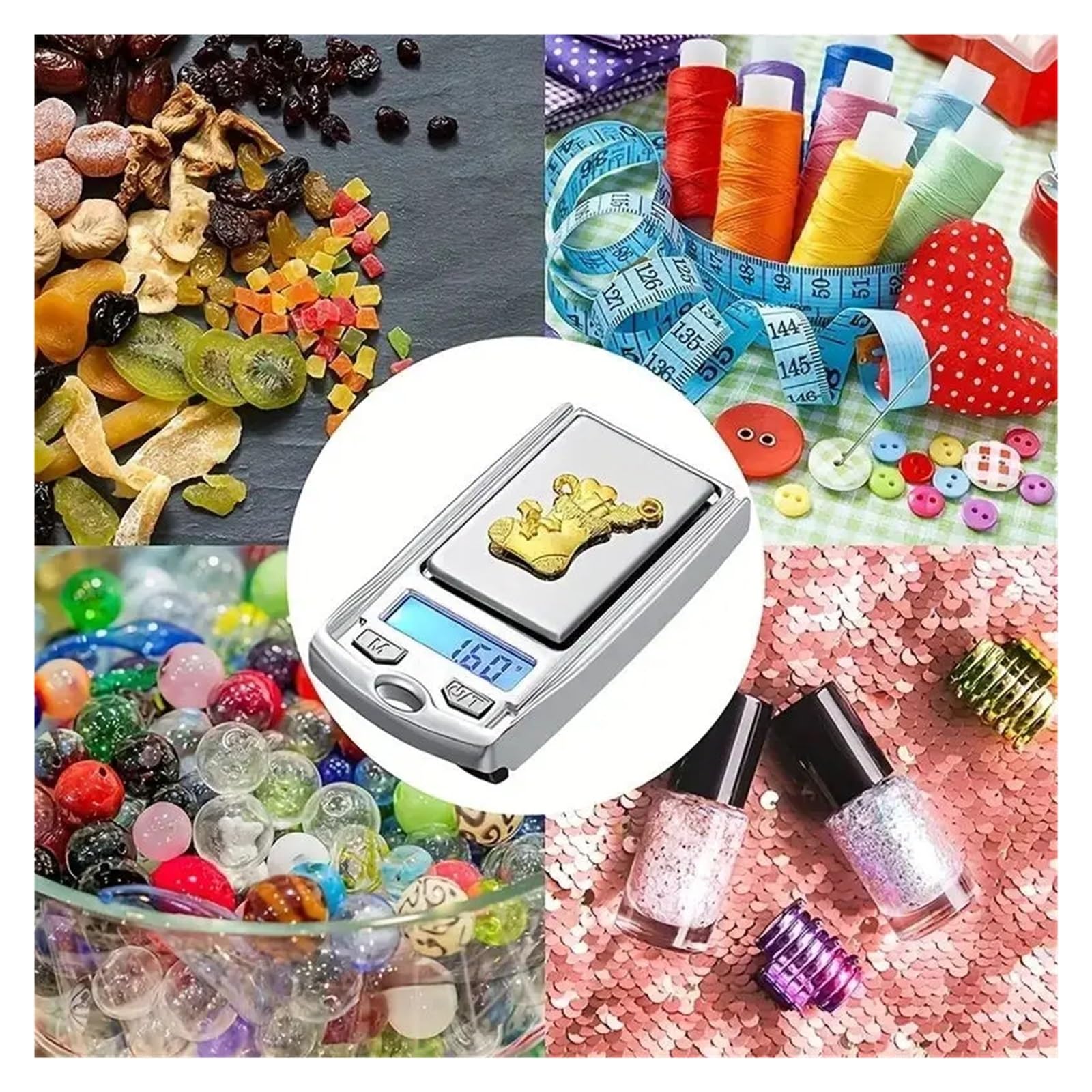 Skala ważenia, Miniaturowa elektroniczna waga kuchenna, cyfrowa kieszonkowa, kształt kluczyka samochodowego, dokładność 0,01 g, 1 dla podróży, zakupów, poczty(0.01g-200g)