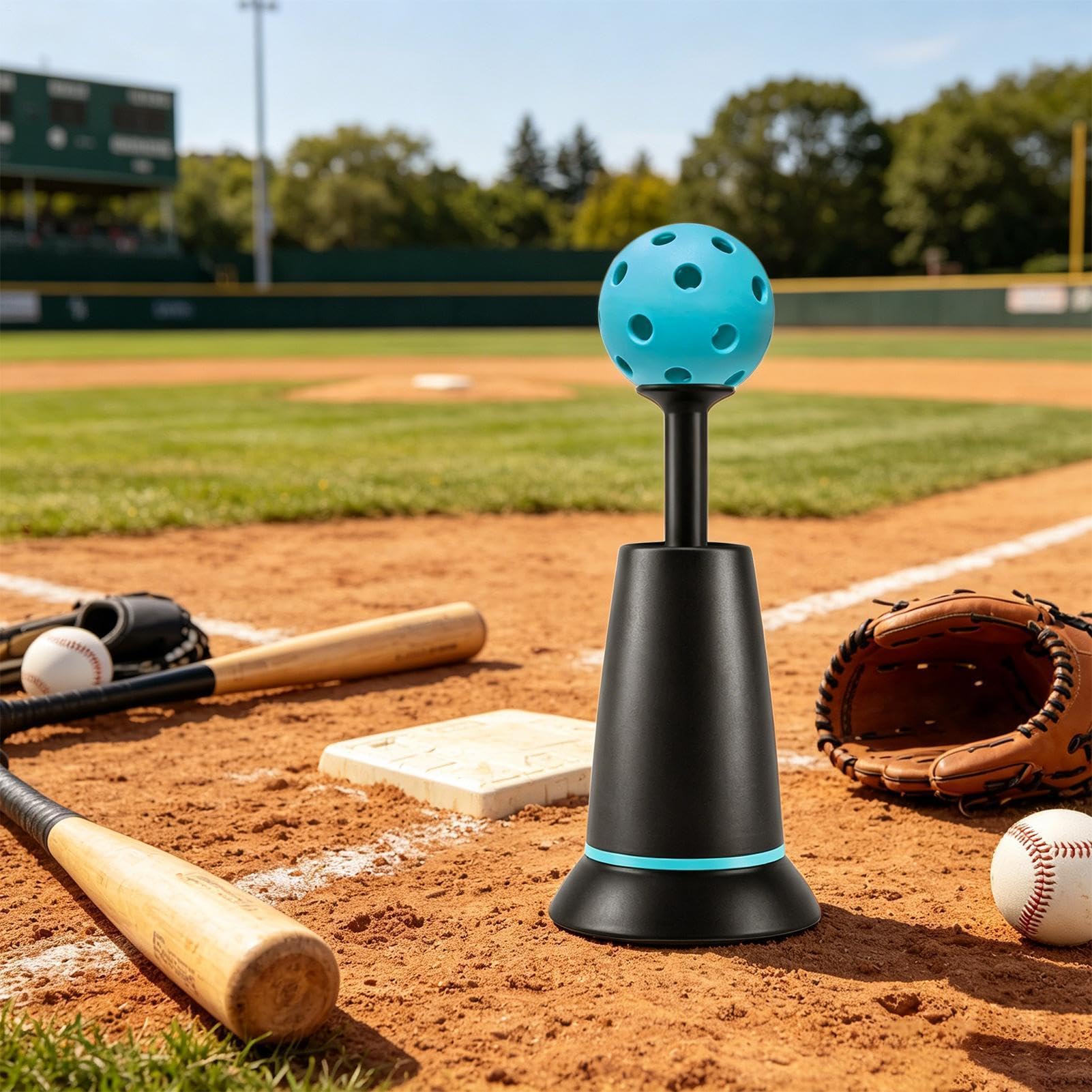 Generico Tee Di Allenamento Per Baseball,Tee Da Battuta Portatile - Attrezzatura Per Allenamento Battuta Softball - Per Giochi All'Aperto In Giardino E Al Chiuso Sport Compleanno Feste Camp Estivo