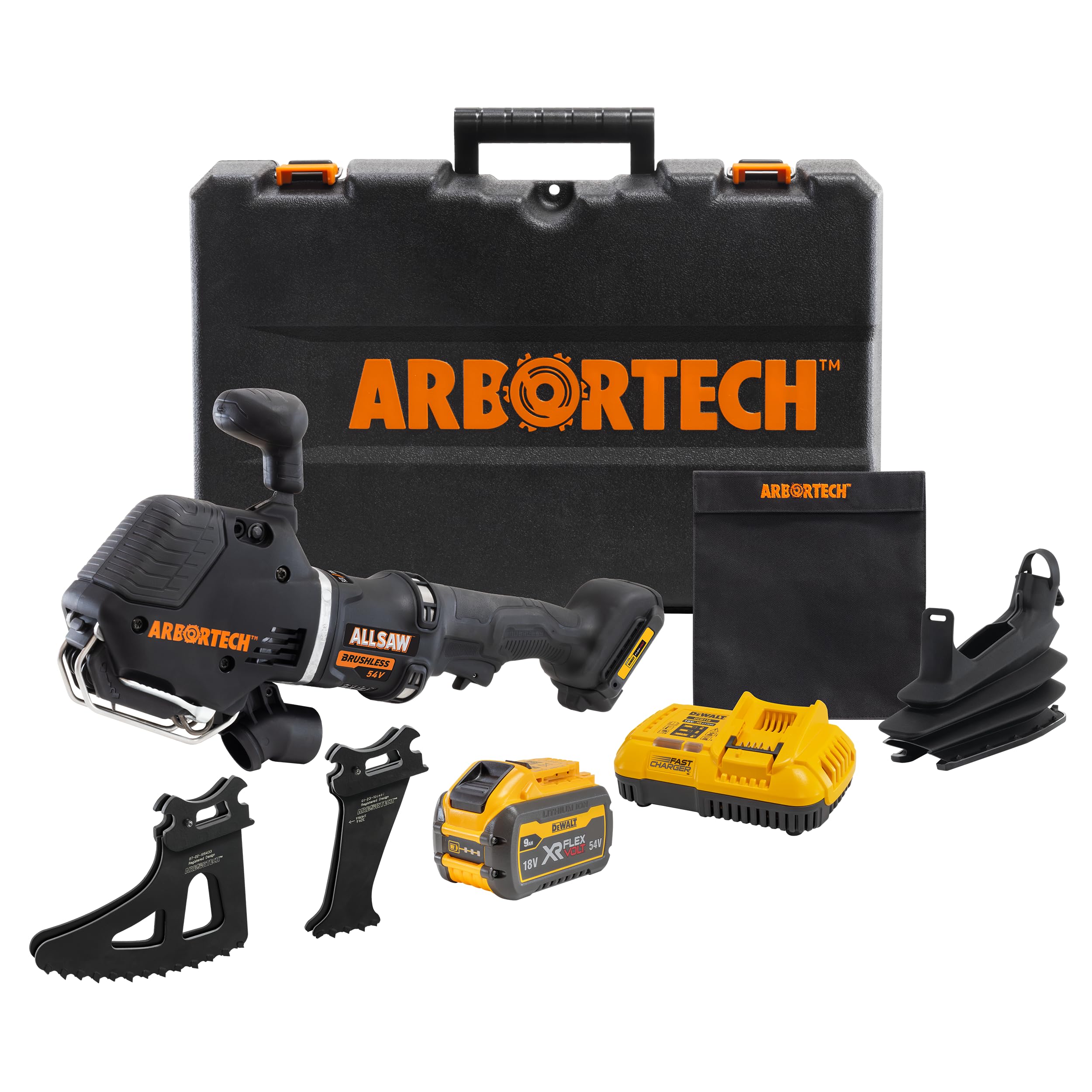 Arbortech Allsaw Ba200x Cordless Battery Kit Masonry & Brick Restoration Tool Powered By Dewalt® Flexvolt® 54V | All.fg.200kit.40