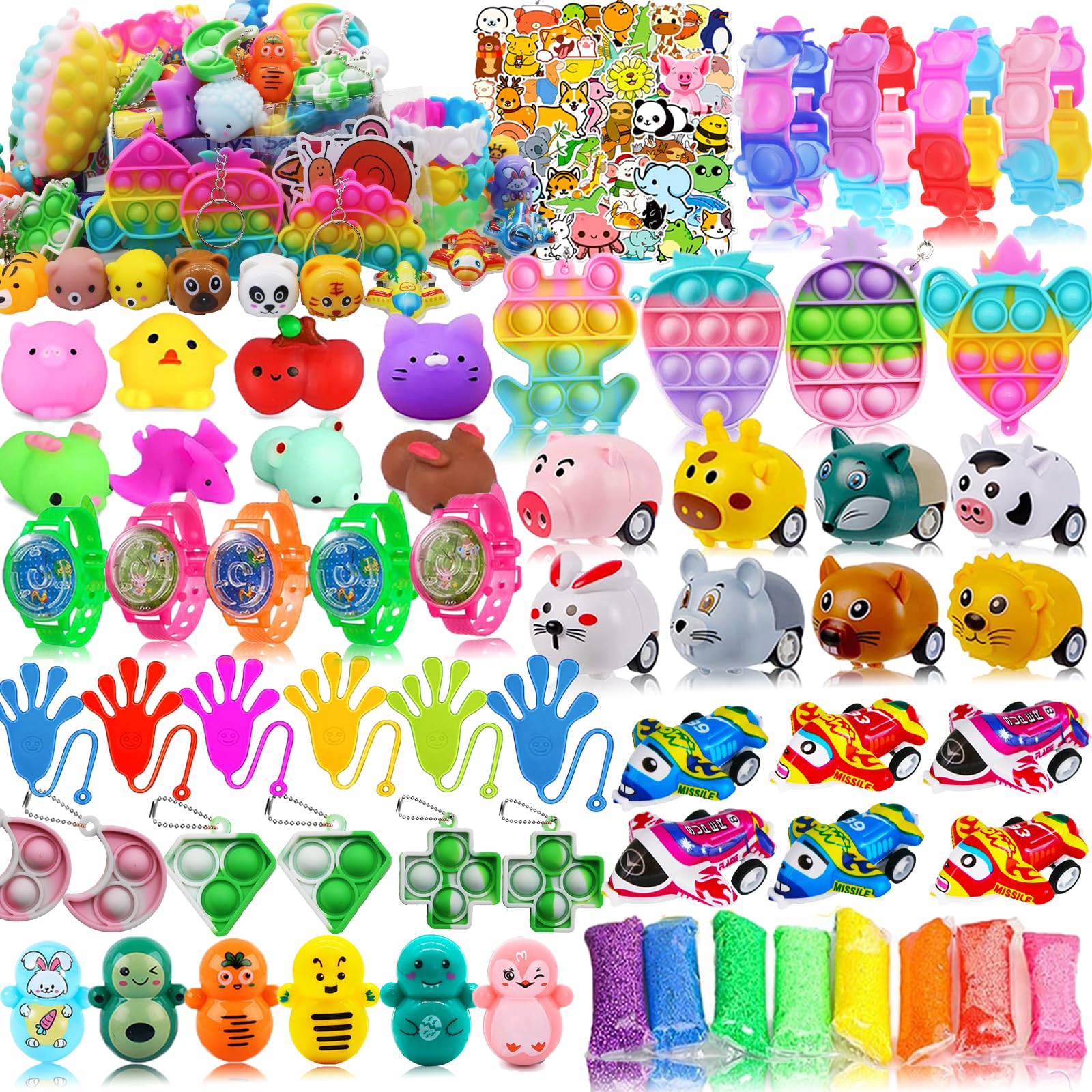Amazon.com: Taulaap 126 Pcs Pop Party Favors for Kids, Treasure