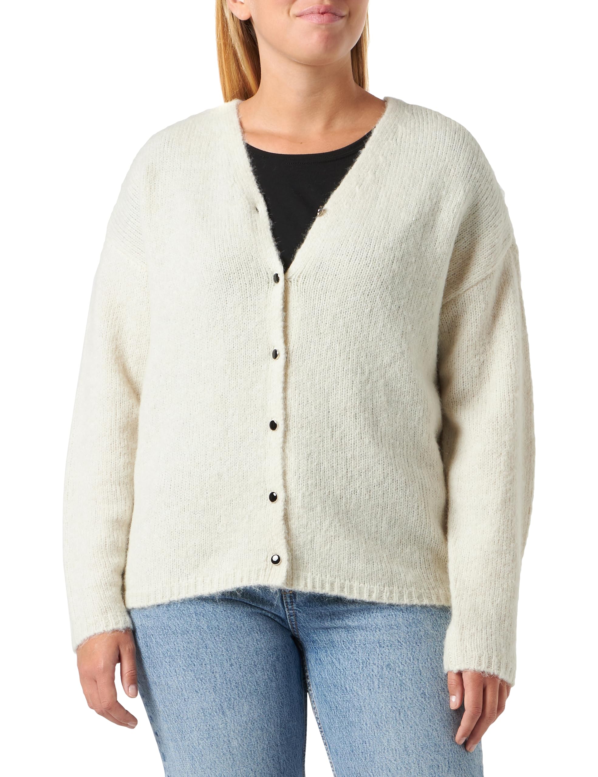 ONLSIPA LS Reversible Cardigan CS KNT, Birch/Detail: Melange, M