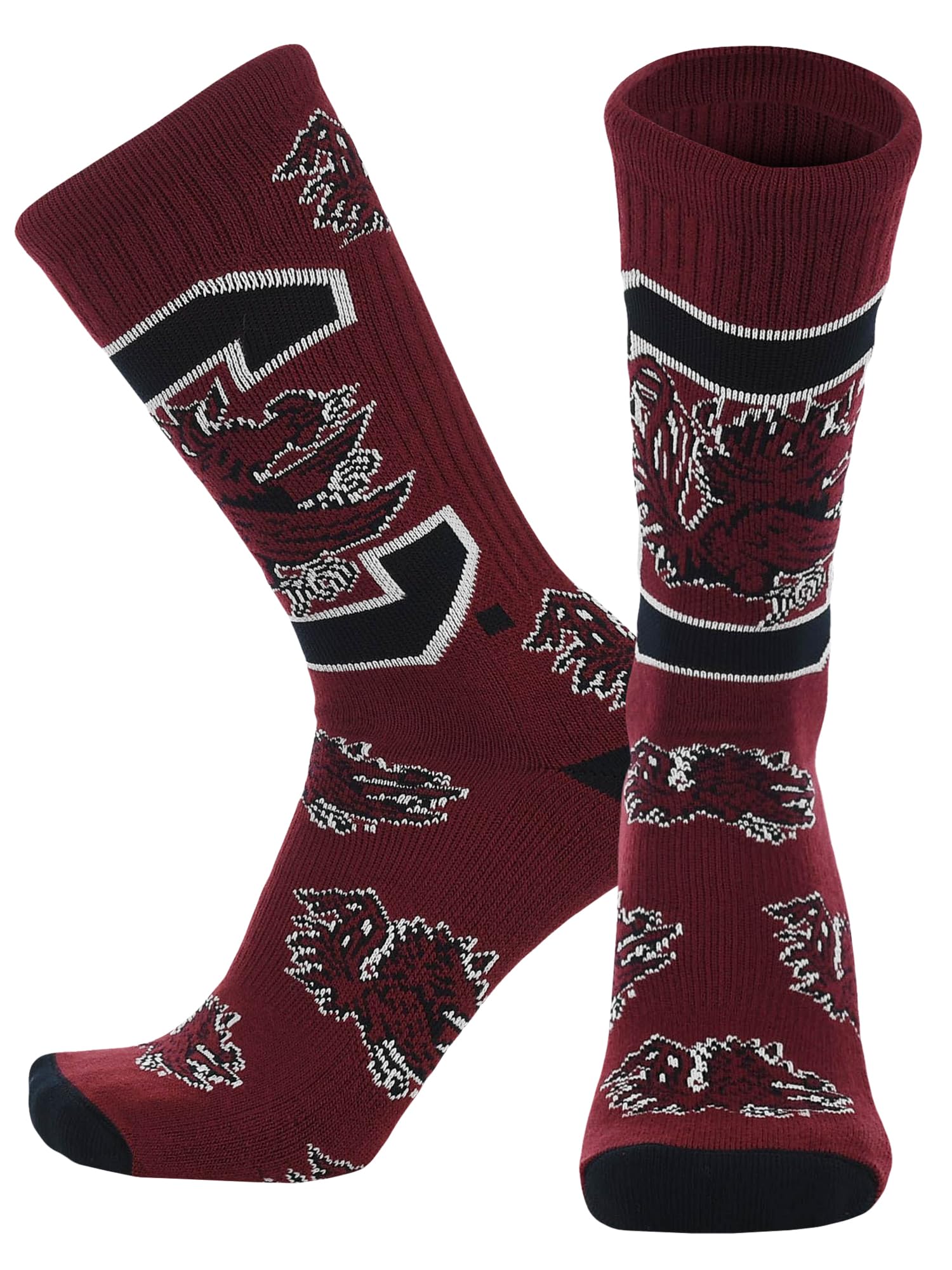 TCK Mayhem Crew Socks Calf Length Sock Mens Game Day Socks