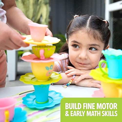 Miniatura 3 de Educational Insights Juego de relevo para tazas de té, juego de mesa preescolar, relleno de cesta de Pascua para niños, regalo para niños a partir