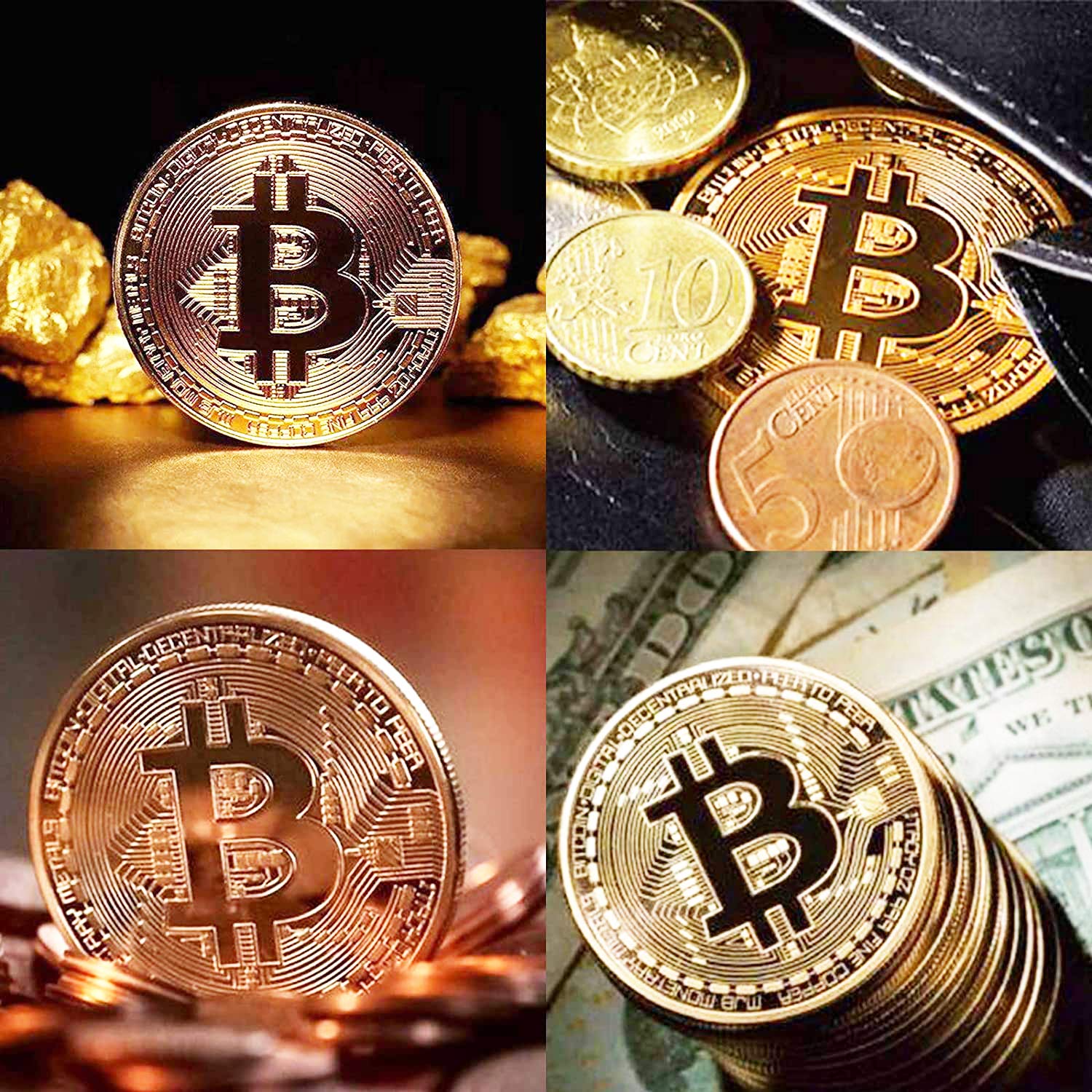 10 Pcs Bitcoin Coins Ethereum Coins and 10 Cases Cryptocurrency Coins  Commemorative 2021 New Blockchain Cryptocurrency Collectors Gold Silver  Bronze Plated Bitcoin&Protective Cases : Buy Online at Best Price in KSA -