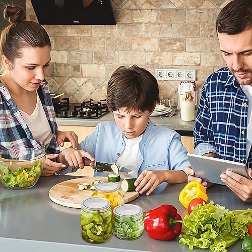 Miniatura 7 de Canning Lids Regular Mouth, 30 Count 70MM Mason Jar Split-Type Metal Canning Lids for Ball, Kerr, Canning Jar lids Bulk, Food Grade Material