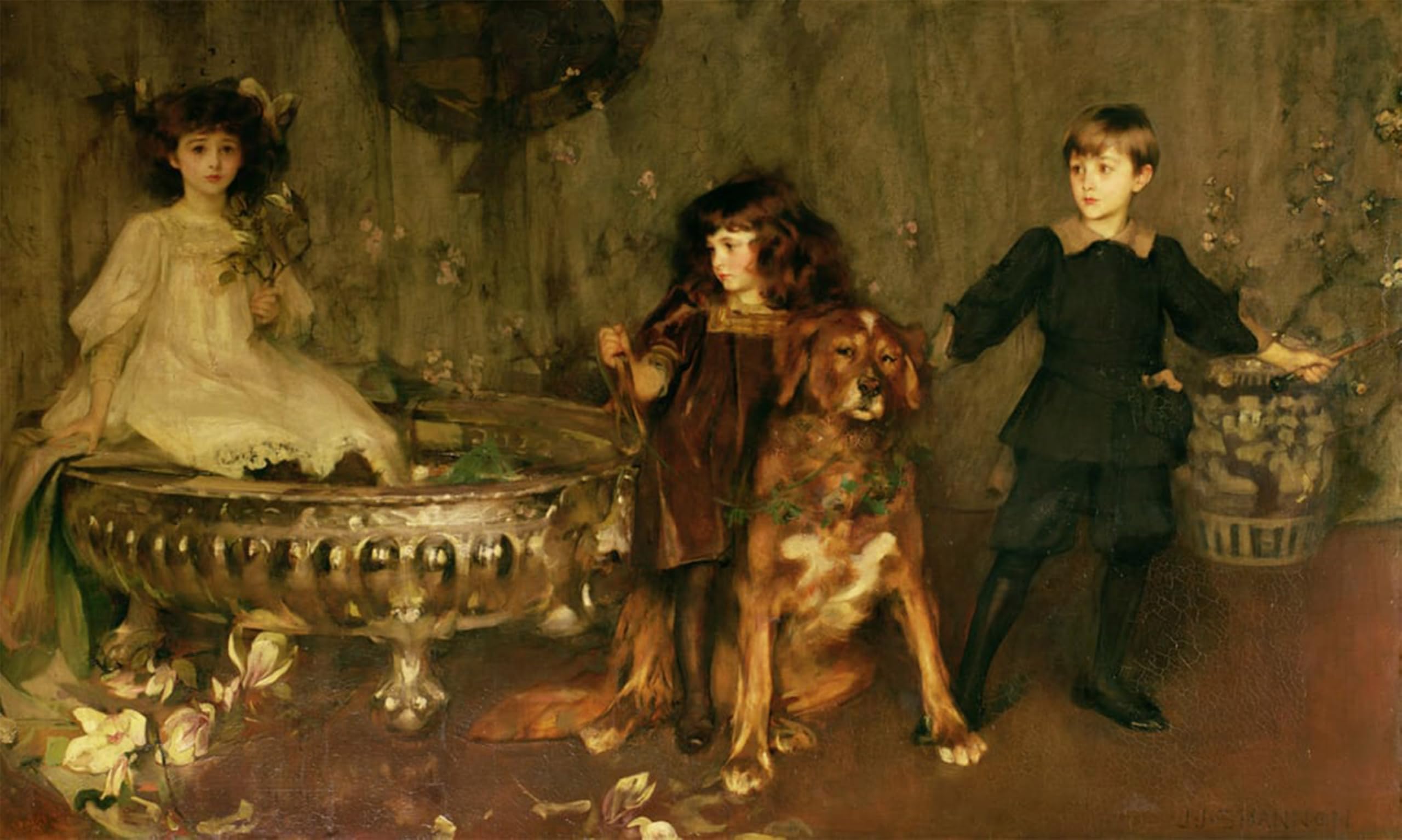 ARTXLXXBN Famous Painting Art Wall Decor Abstract Art Picture Lord Manners Lord Haddon by Jebusa Shannon Animal Pictures for Home Decor 60x90cm