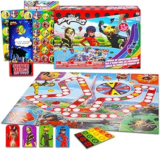 Miraculous Ladybug Power Up Game for Kids - Miraculous Ladybug Bundle with Power Up Adventure Game Plus Miraculous Ladybug Stickers (Miraculous Ladybug Gifts)