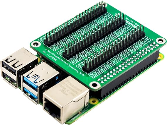 RPi GPIO Extension Module Breakout Board Compatible with Raspberry Pi 3/2 Pi Model B+ Zero