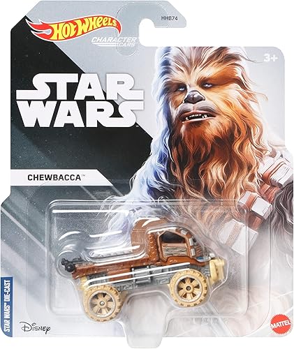 Star Wars Hot Wheels Carros de personajes Chewbacca Diecast Car