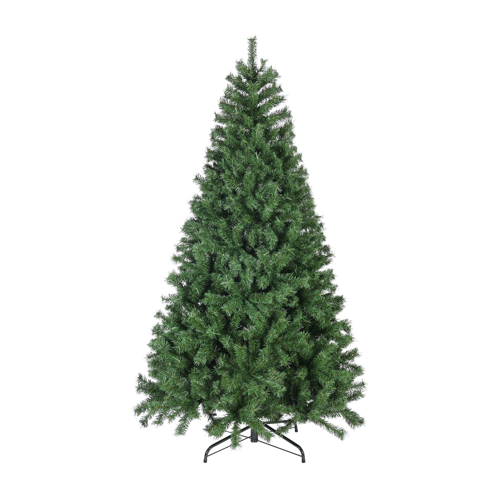 Rebecca Mobili Albero Natale 180 Verde, Albero Abete Finto, Folto, Sintetico, 800 Rami, Addobbo Natalizio - Misure: 180 x 105 x 105 cm (HxLxP) - Art. RE6766