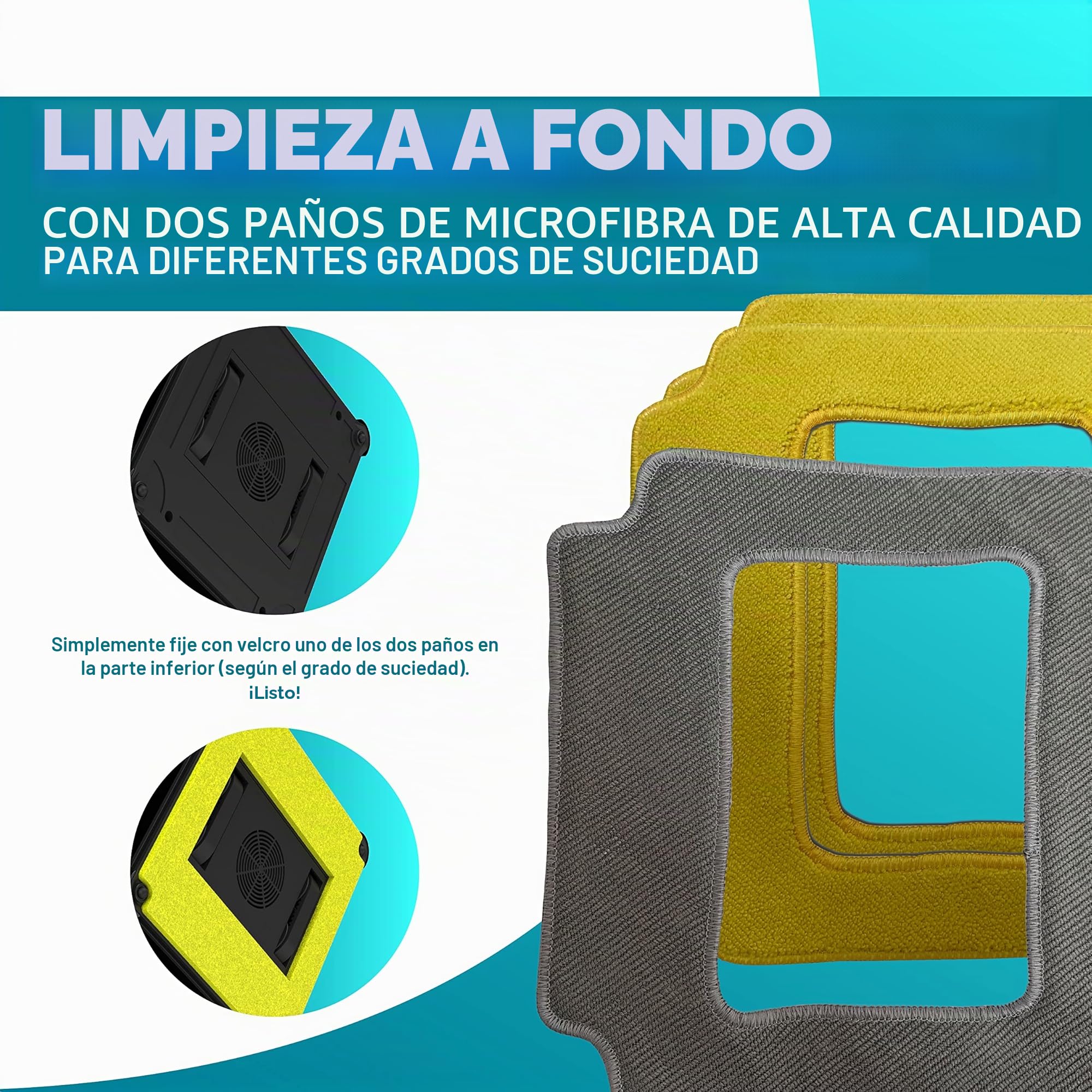 Mamibot W120-T, Robot de Limpieza Automático para Ventanas Con Mando a Distancia y Control de Aplicaciones (Negro)