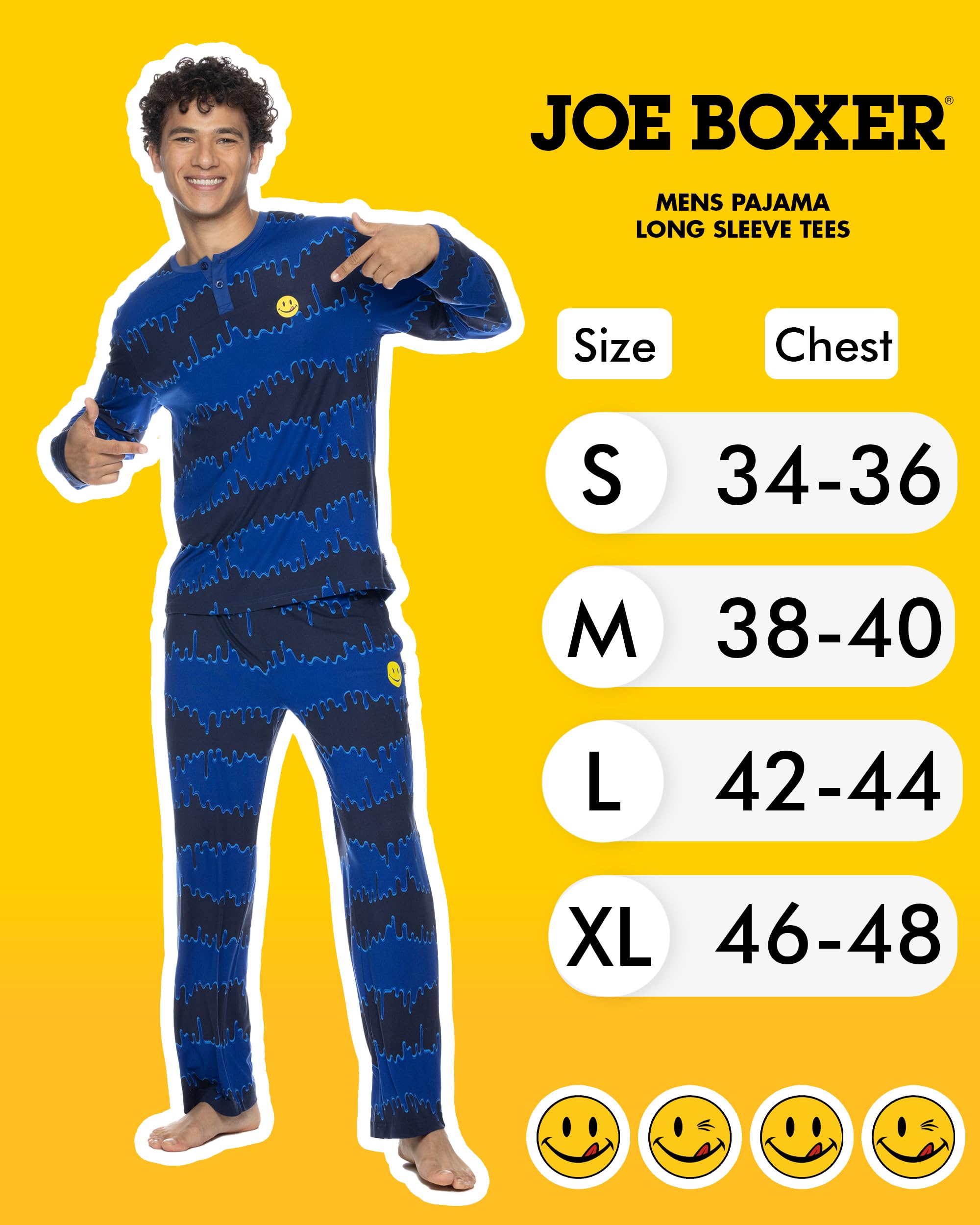 Joe Boxer Lounge Tee - Evening Blue, L