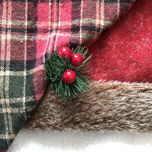 Miniatura 5 de IUIBMI 6 fundas para sillas de Navidad, fundas para sillas de mesa de cena de Navidad, Papá Noel y muñeco de nieve 3D, cubierta trasera para