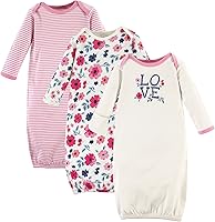 Vista 40 de Touched by Nature - Camisones unisex de algodón orgánico para bebé Margarita