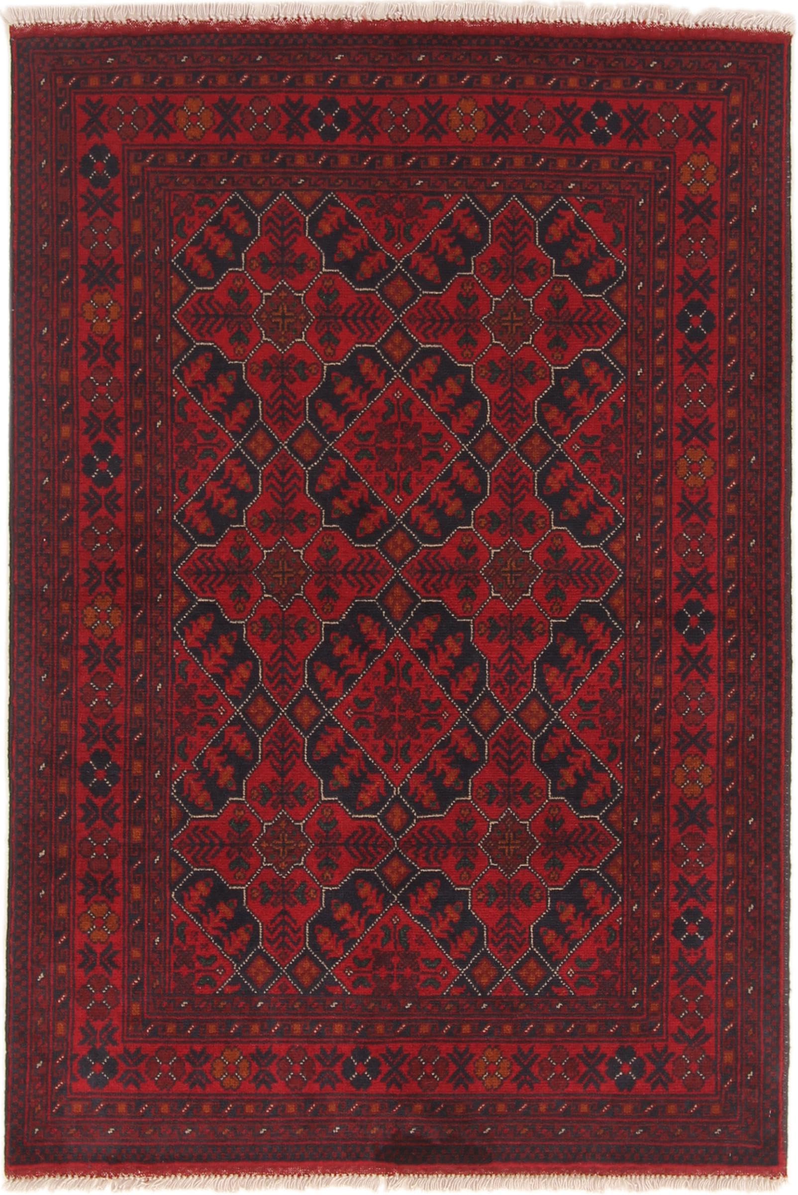 Tapis d'Orient Khal Mohammadi noué à la main en pure laine 98x147 cm