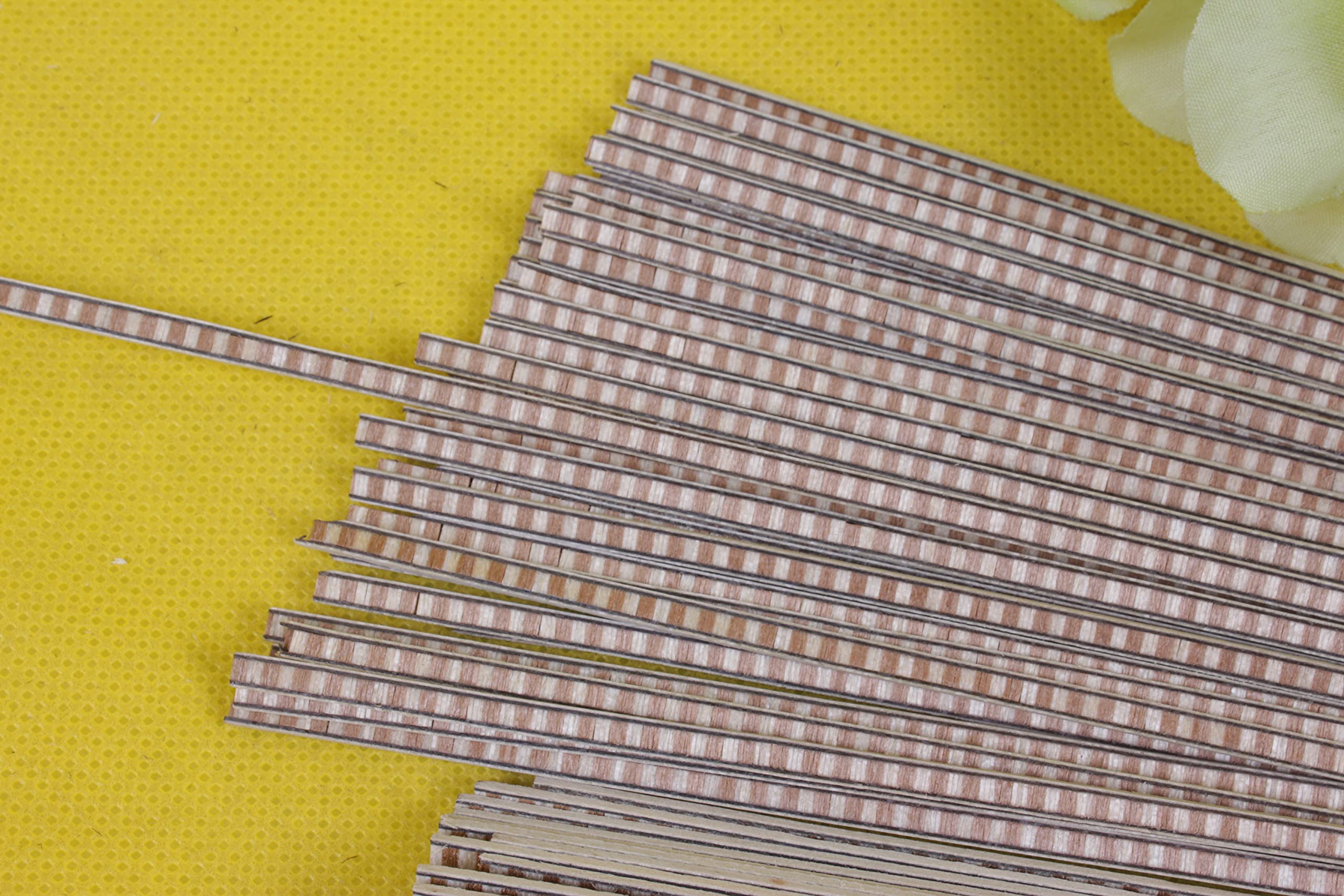 25pcs guitar Strip LUTHIER Purfling Binding MARQUETRY Inlay New Guitar parts 640x3x1mm #81