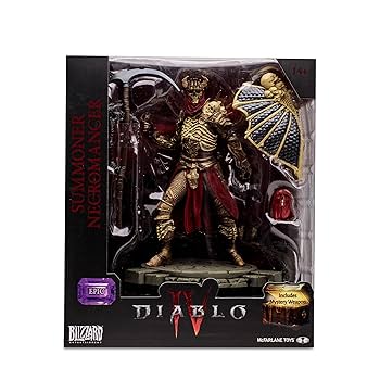 メタルフィギュア　 Necromancer's Throne of Bone Diablo IV Epic Summoner Necromancer 7