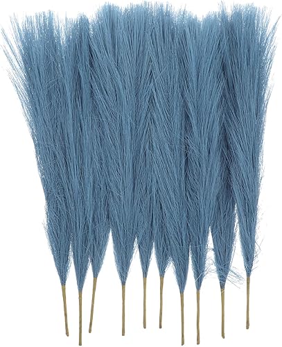 Miniatura 3 de Garneck 40 pcs Artificial Artificial Flowers decoraciones para salas de casa Tall Reed Grass Home Decoration Fake Reed Bouquets DIY Reed Accessories