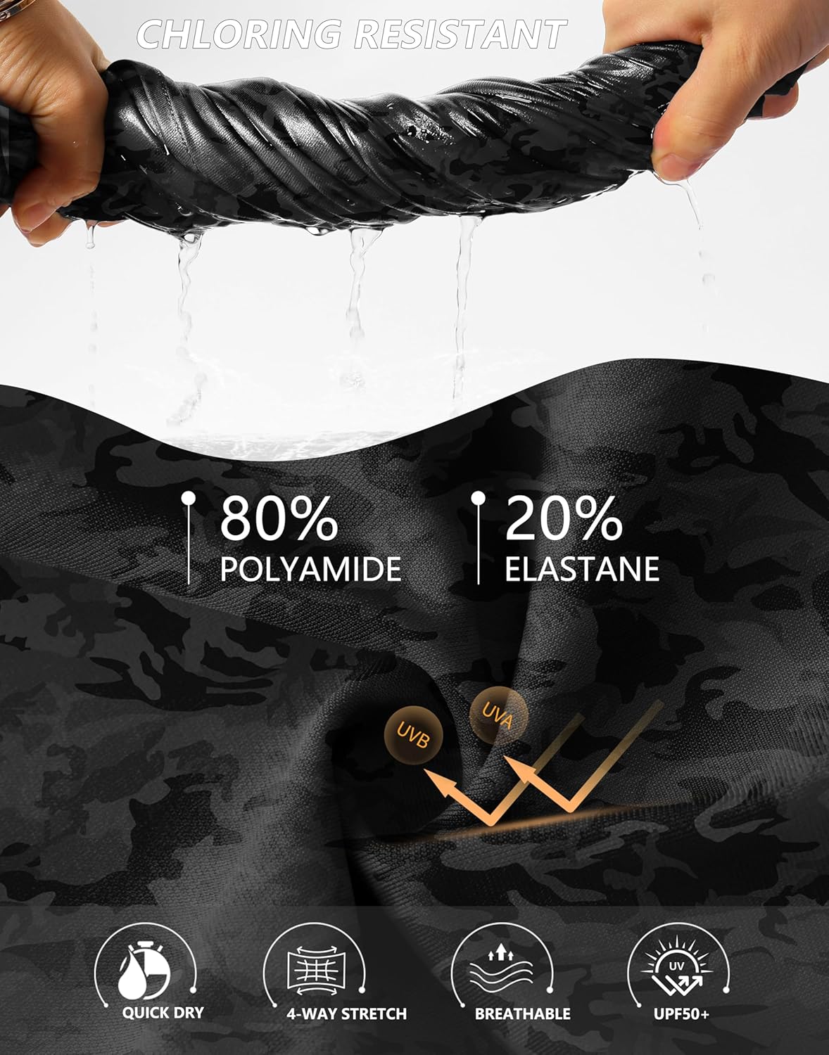 G Gradual Women's High Waisted Swim Board Shorts 11" Knee Length Beach Swimming Long Shorts for Women with Pockets Liner - Image 6