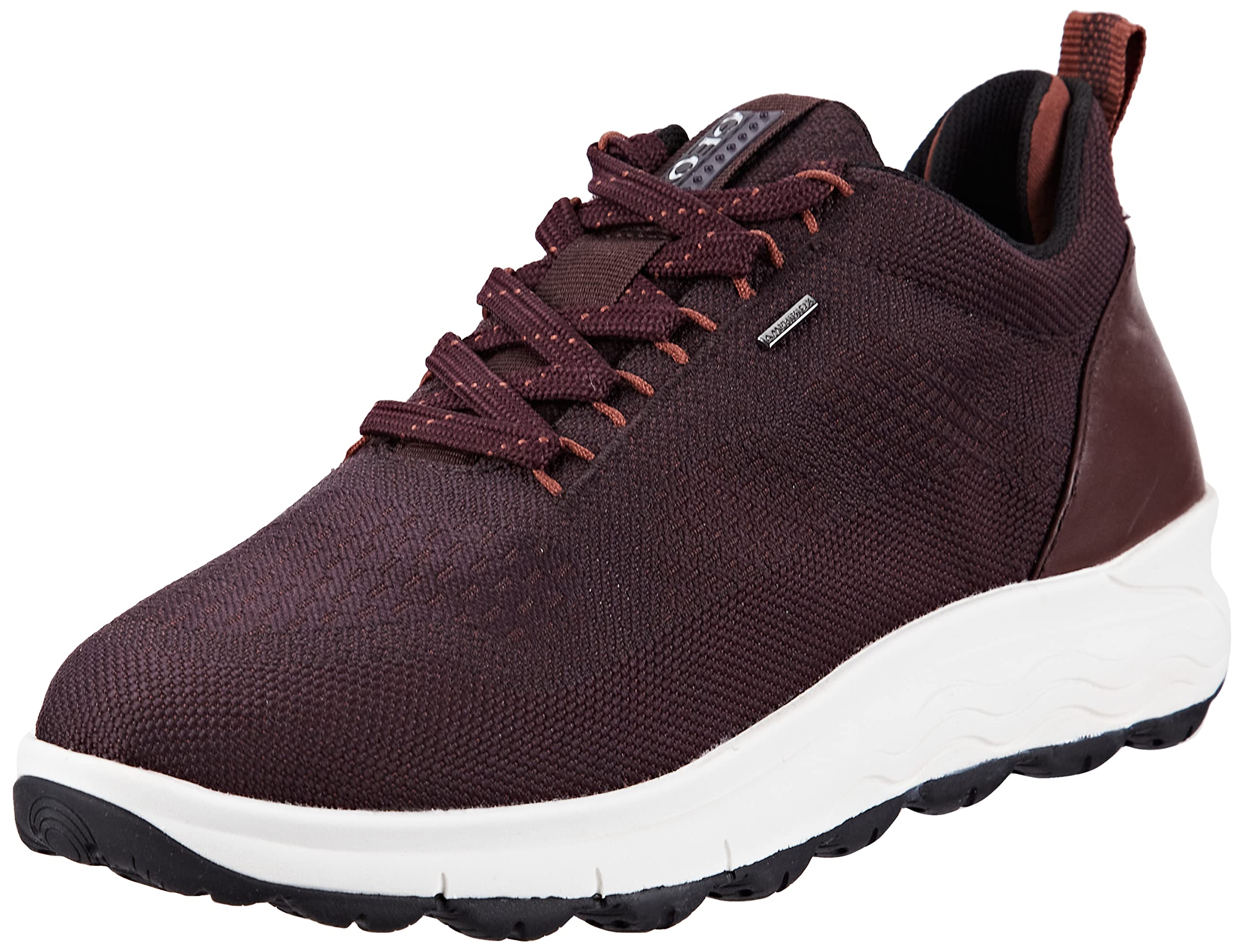 Geox Women's D Spherica 4x4 B Abx Sneakers, Mahogany Wine, 7.5 UK