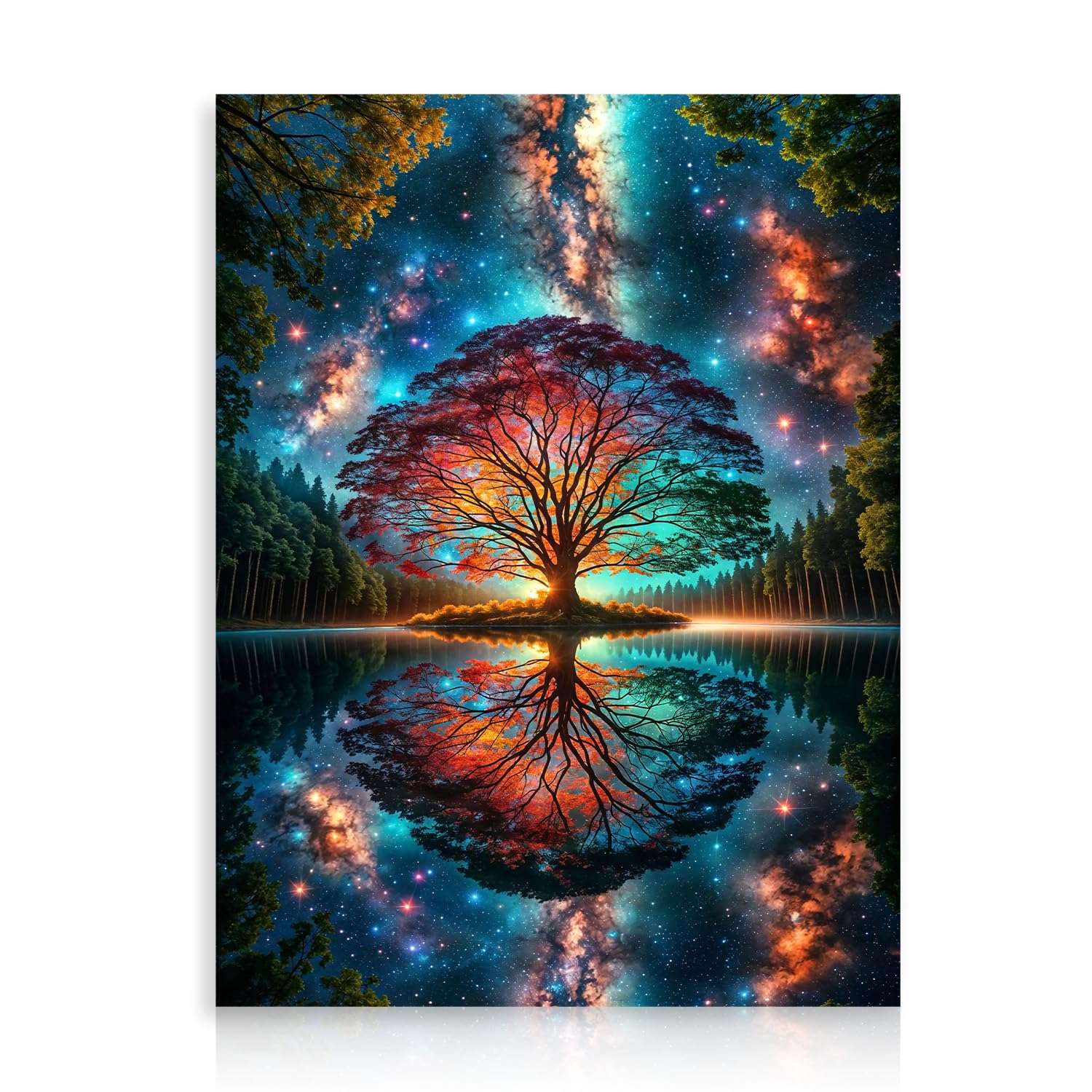 Dazzlewall Abstract Tree of Life Wall Art Picture