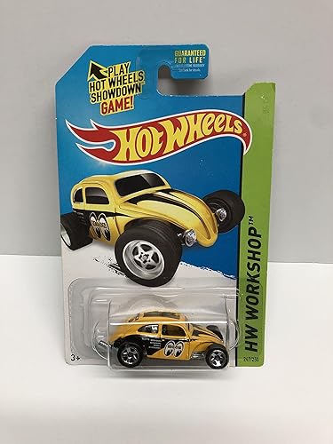 2014 Hot Wheels HW Workshop CUSTOM VOLKSWAGEN BEETLE Moon Eyes die-cast 247250